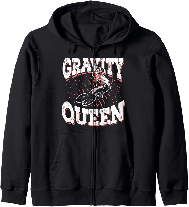 BMX Rad Fahrer Fahrrad BMX Stunt Gravity Queen Kapuzenjacke