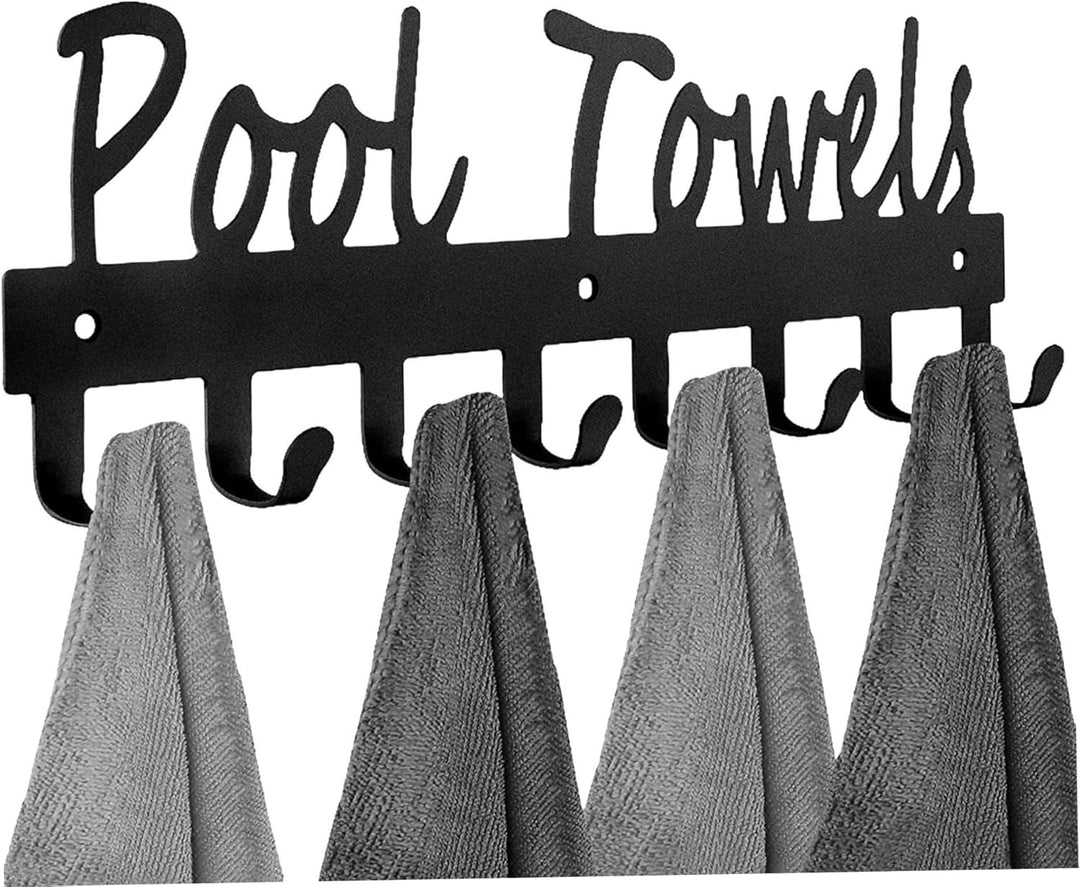 Jorzer Pool Handtuchhaken Badezimmer Wandhaltertuchhalter Robe Bügel Organizer für Mantel Badeanzugb