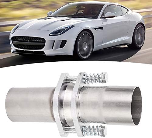 Flansch Auspuff, Universal 2.5in Stahl Quick Fix Auspuff Federbolzen Flansch Reparaturrohr Kit