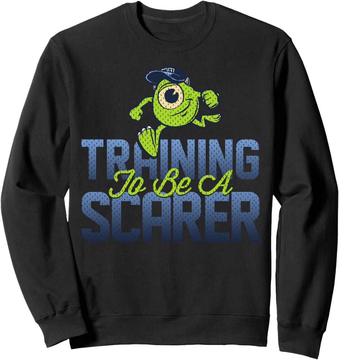 Disney Pixar Monsters University Mike Training Text Sweatshirt