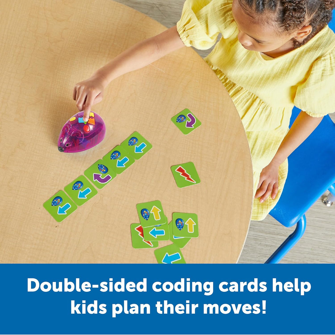 Learning Resources Code & Go Roboter-Maus, wiederaufladbar, Spielzeug für 4-jährige Jungen und Mädch
