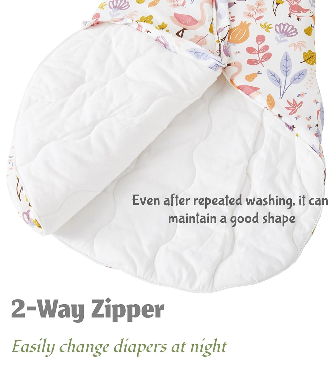 Chilsuessy Baby Schlafsack Winter mit abnembar Langarm Bio Baumwolle Babyschlafsack Kleine Kinder Ga