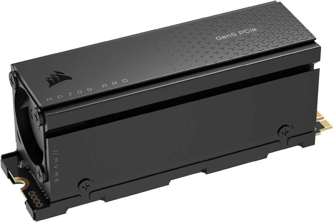 Corsair MP700 PRO Mit Luftkühler 2TB M.2 PCIe Gen5 x4 NVMe 2.0 SSD - M.2 2280 - Bis zu 12.400MB/sec
