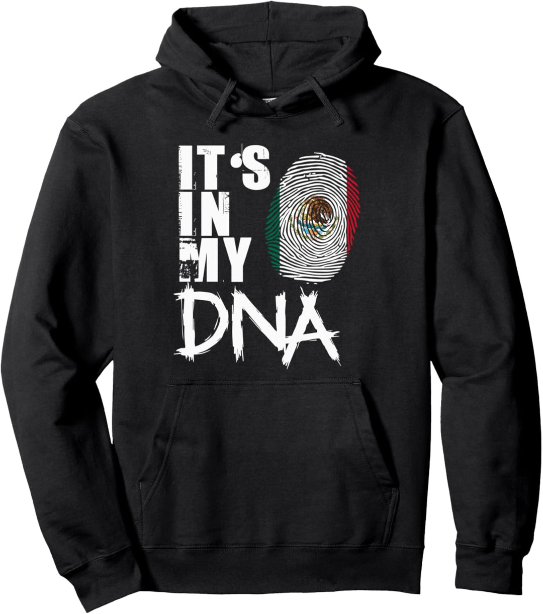 Mexiko Es ist in meiner DNA - stolze mexikanische Flagge Ges Pullover Hoodie