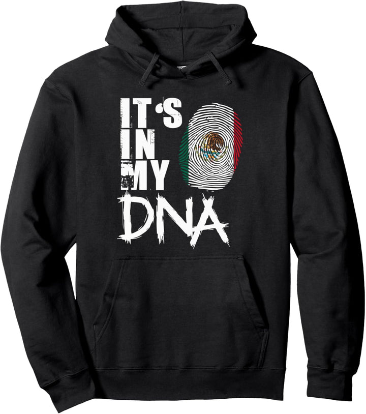 Mexiko Es ist in meiner DNA - stolze mexikanische Flagge Ges Pullover Hoodie