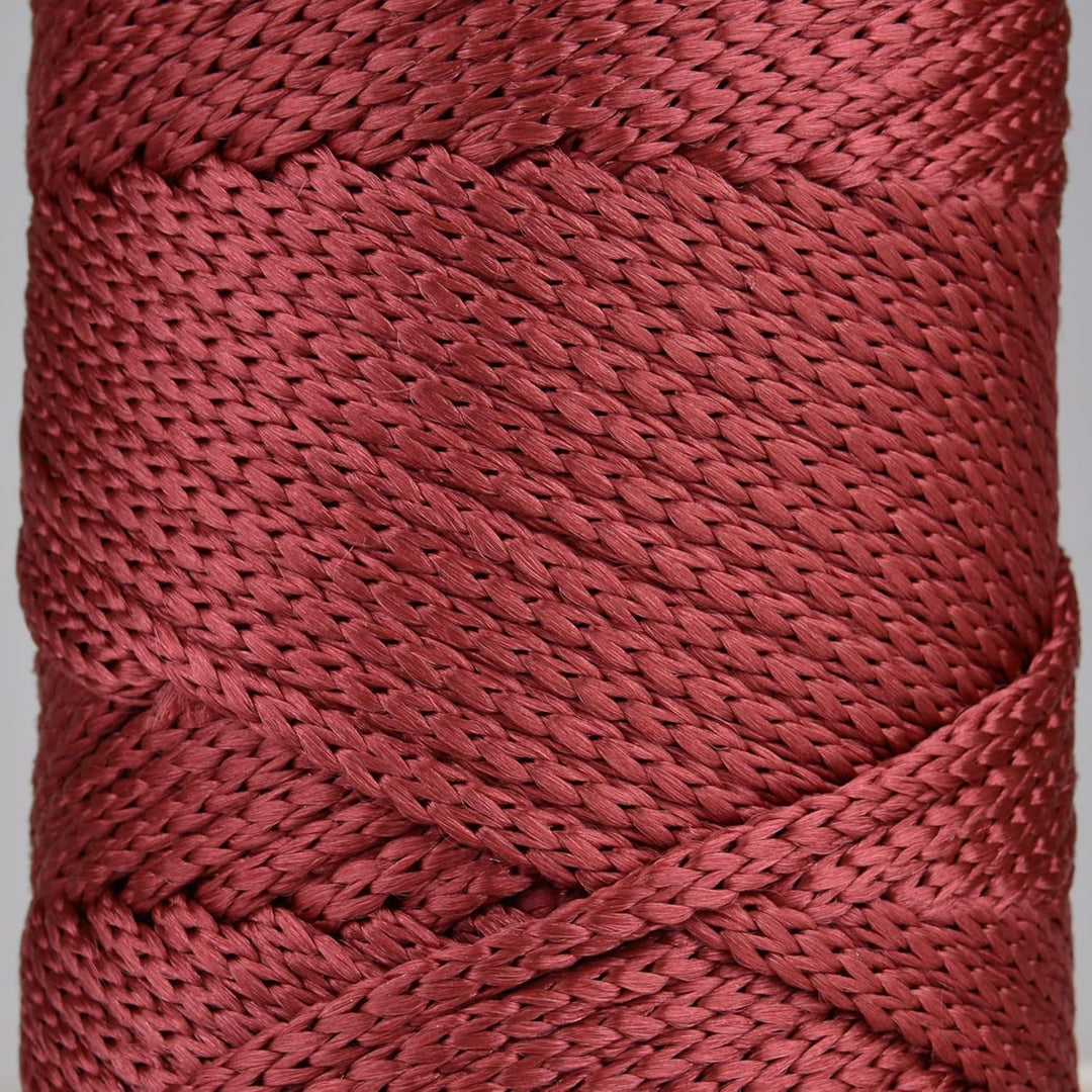 2 Garnstrange Sensy Premium 5 mm 104 Yards Polyesterseil 100% Polypropylen-Kordel Makramee-Kordel 5