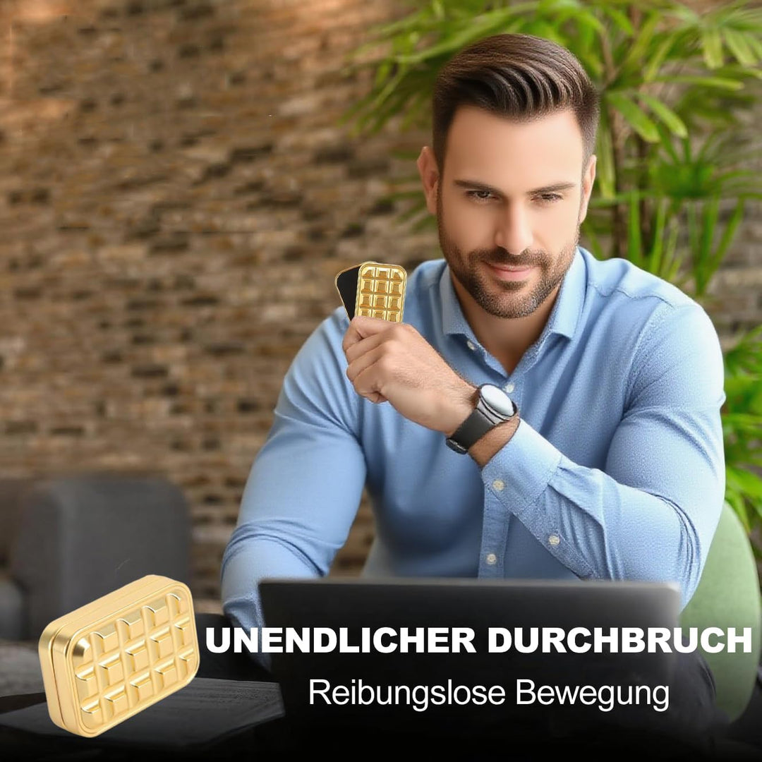 Vitoki Metall-Fidget-Slider für Erwachsene, magnetisches Fidget-Spielzeug mit All-Slide zur Linderun