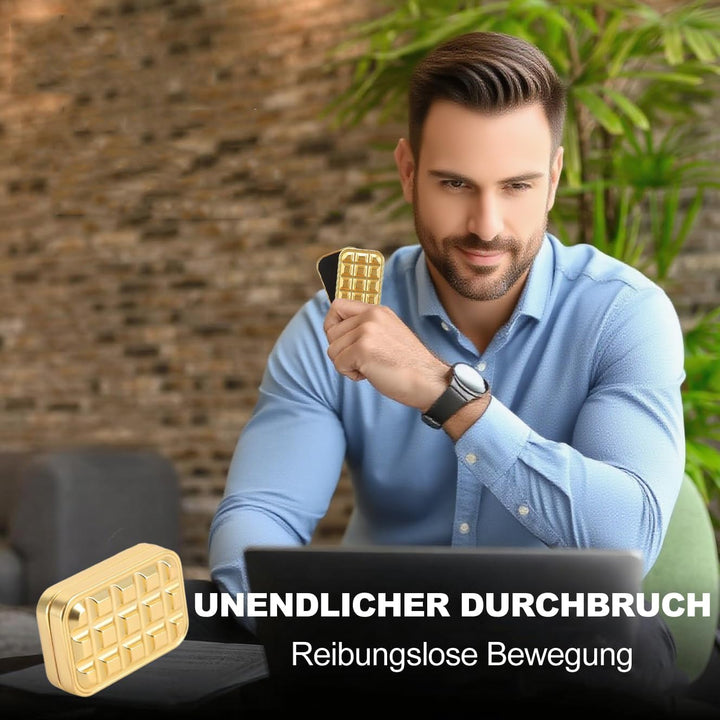 Vitoki Metall-Fidget-Slider für Erwachsene, magnetisches Fidget-Spielzeug mit All-Slide zur Linderun
