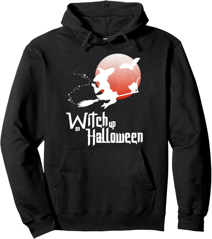 Hexe up an Halloween für Frauen und Mädchen - Hexe Halloween Pullover Hoodie