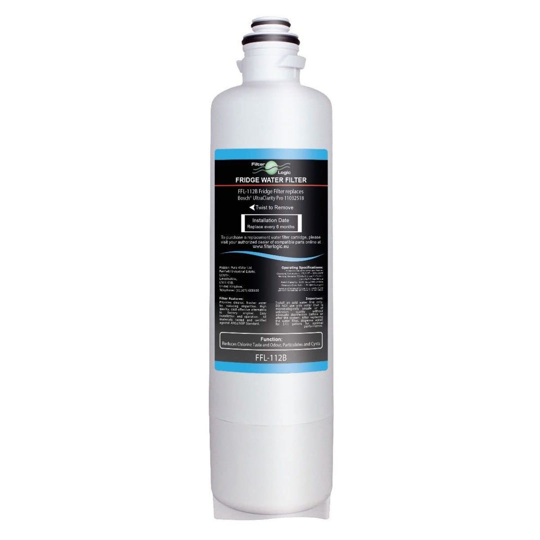 FilterLogic FFL-112B | Wasserfilter kompatibel zu Bosch Siemens Neff Gaggenau UltraClarity Pro 11032