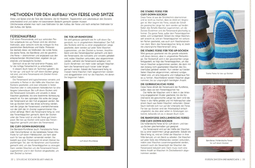 Stylische Socken selbst häkeln: Neue Ideen für Einsteiger und Fortgeschrittene, Taschenbuch