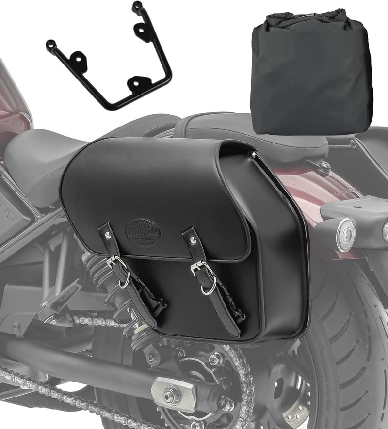 Craftride Satteltasche mit Halter für Honda Rebel 500 17-23 Fargo 13l Links Seitentasche