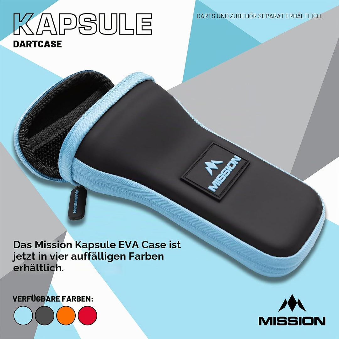 Mission | Kapsule | Eva Case | Schwarz & Blau | Darttasche/Aufbewahrungstasche