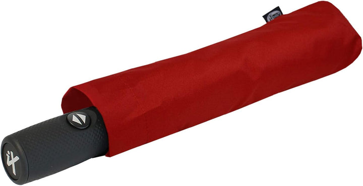 XXL Taschenschirm mit Auf-Zu-Automatik - Full Class - 122 cm grosses Dach Dunkel-rot, Dunkel-rot