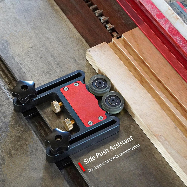 2PCS Präzisions-Clear-Cut TS Stock Führungen, Einstellbare Holzbearbeitung Tischsäge Pressen Feeder