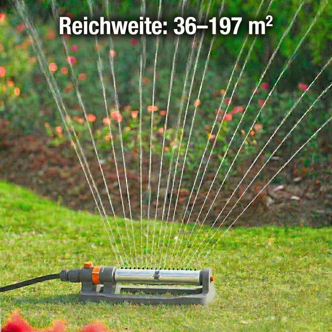 Oszillierender Rasensprenger für kleine Fläche und grosse Flächen, Viereckregner Rechteckregner mit