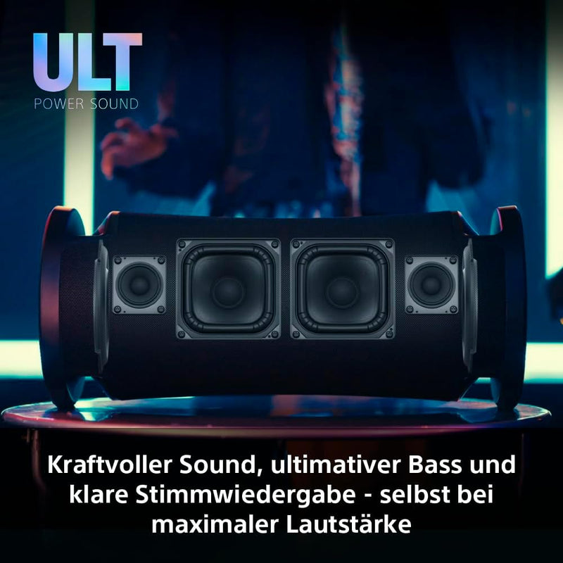 Sony ULT Field 7 - Kabelloser tragbarer Bluetooth-Lautsprecher mit ULT Power Sound, ultimativem Deep