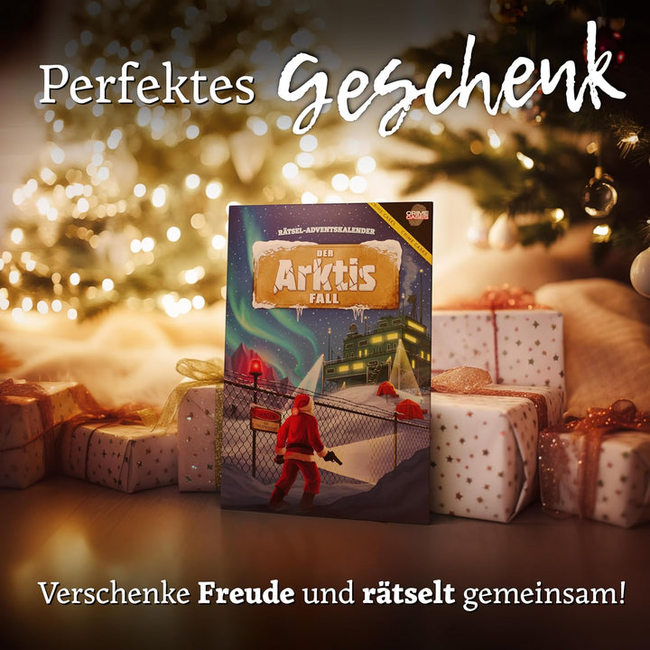 Krimispiel Adventskalender 2025 "Der Arktis Fall" I Escape Adventskalender für Erwachsene I 24 spann