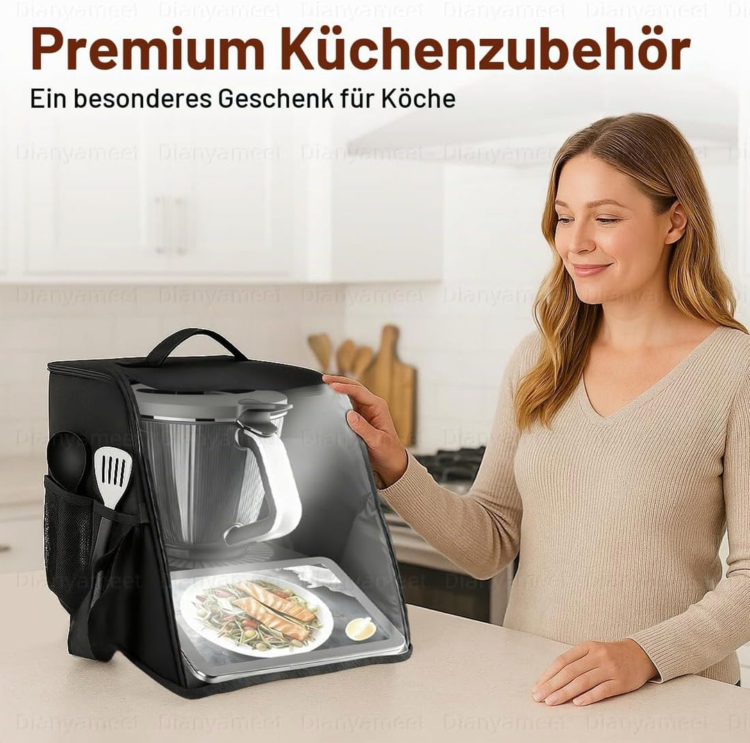 Abdeckhaube kompatibel für Thermomix TM7, Wasserabweisend StaubdichtHülle kompatibel mit Thermomix T