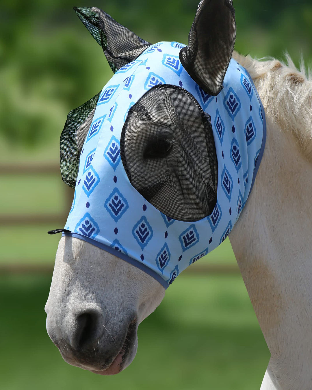 Harrison Howard Super Comfort Stretchy Fly Mask Large Eye Space with UV Protection Soft on Skin with