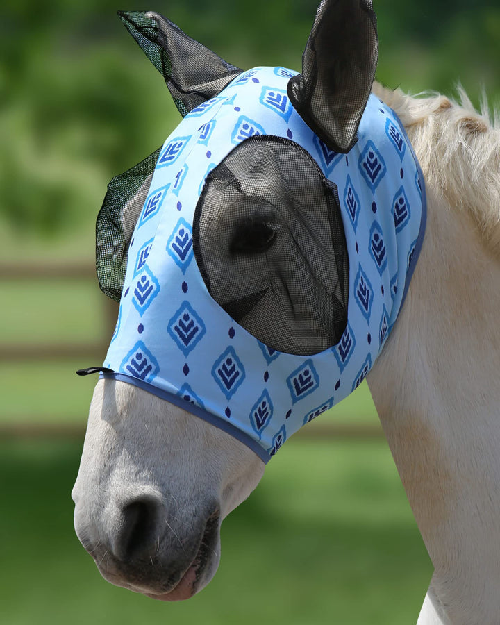 Harrison Howard Super Comfort Stretchy Fly Mask Large Eye Space with UV Protection Soft on Skin with