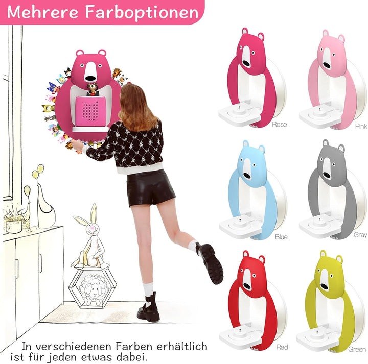 für Tonie Regal Toniebox Regal Hängemontage für TonieBox Tonie Regal Mädchen ü 30-48 Figuren Bärenfo