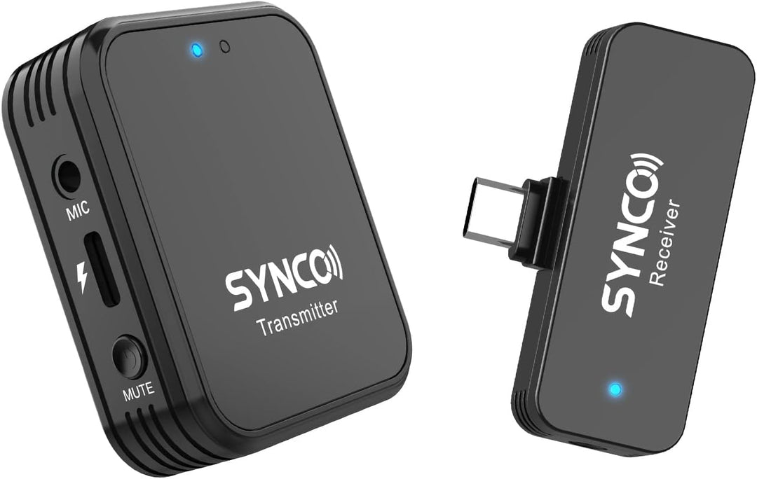 SYNCO Wireless-Lavalier-Smartphone-USB-C-Mikrofon 9 kreativ Soundeffekt 2.4GHz 150m Audioübertragung