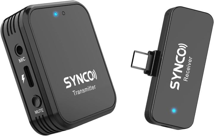 SYNCO Wireless-Lavalier-Smartphone-USB-C-Mikrofon 9 kreativ Soundeffekt 2.4GHz 150m Audioübertragung