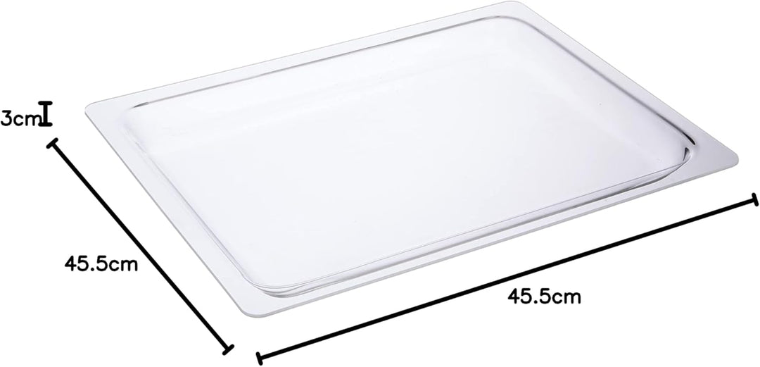 Bosch HEZ636000 Zubehör für Backöfen, Glaspfannel, Made in Germany, 3 x 45.5 x 36.4 cm Single, Singl