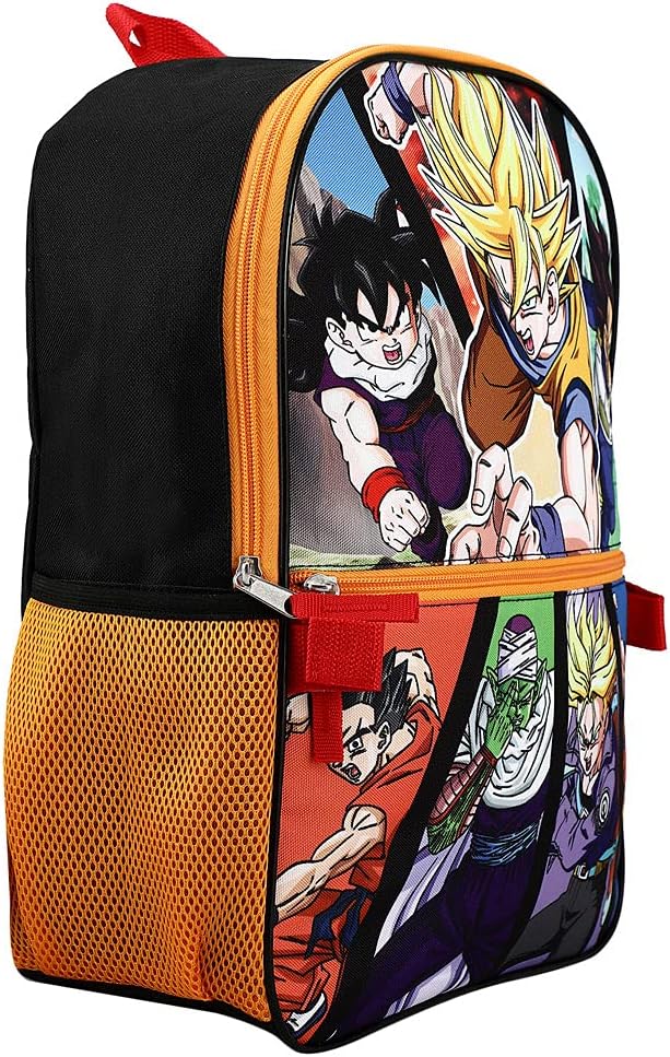 Dragon Ball Z Sublimierter Rucksack und Lunchtasche