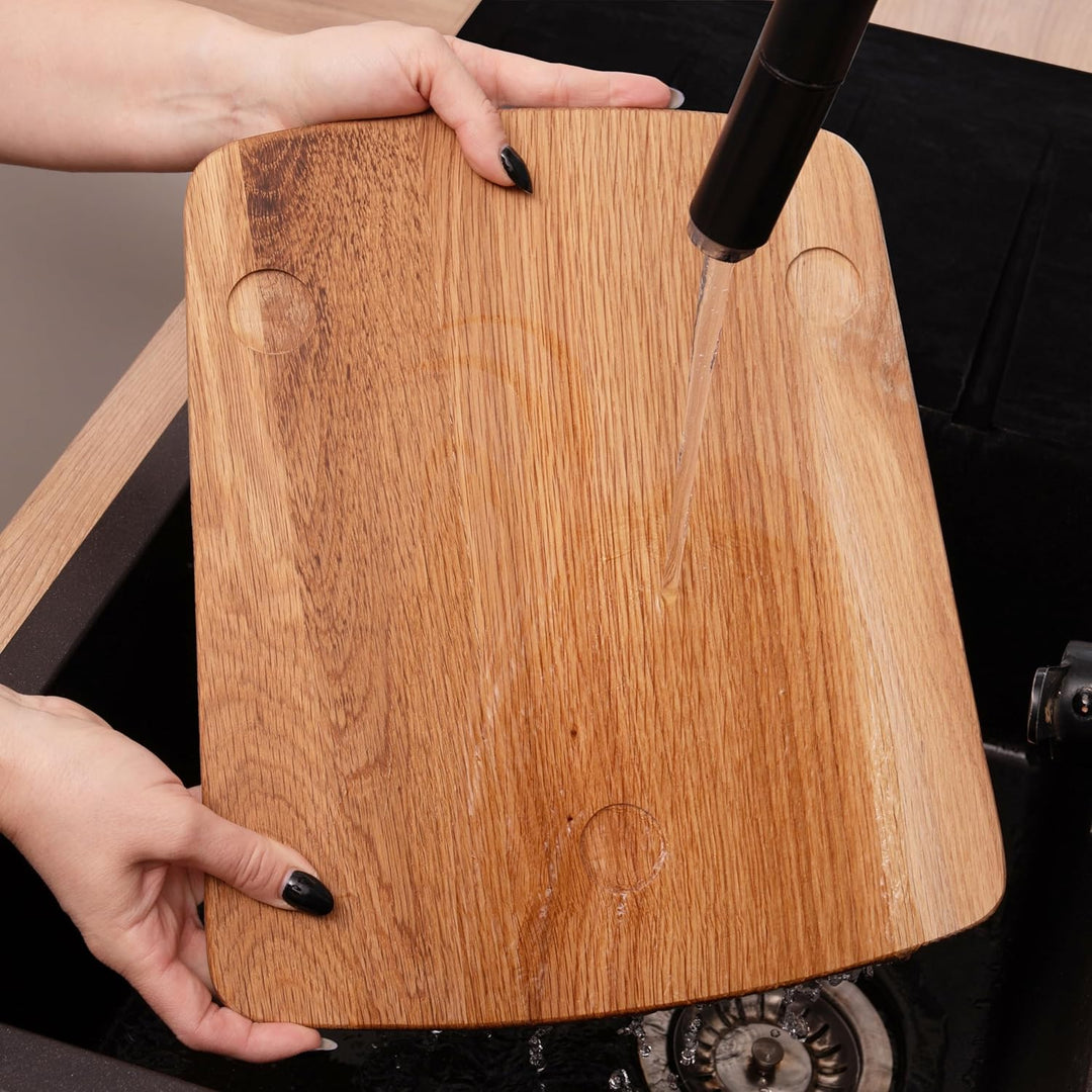 Virelia Gleitbrett für Thermomix TM6 TM5 | FSC-Zertifiziertes Eichenholz | Rollbrett für Thermomix |