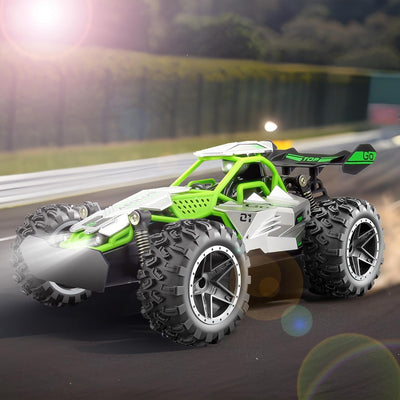 Pmgud Ferngesteuertes Auto, 2,4 GHz 1:18 Proportional 2WD 20+ km/h Hobby Offroad Monster RC Truck, w