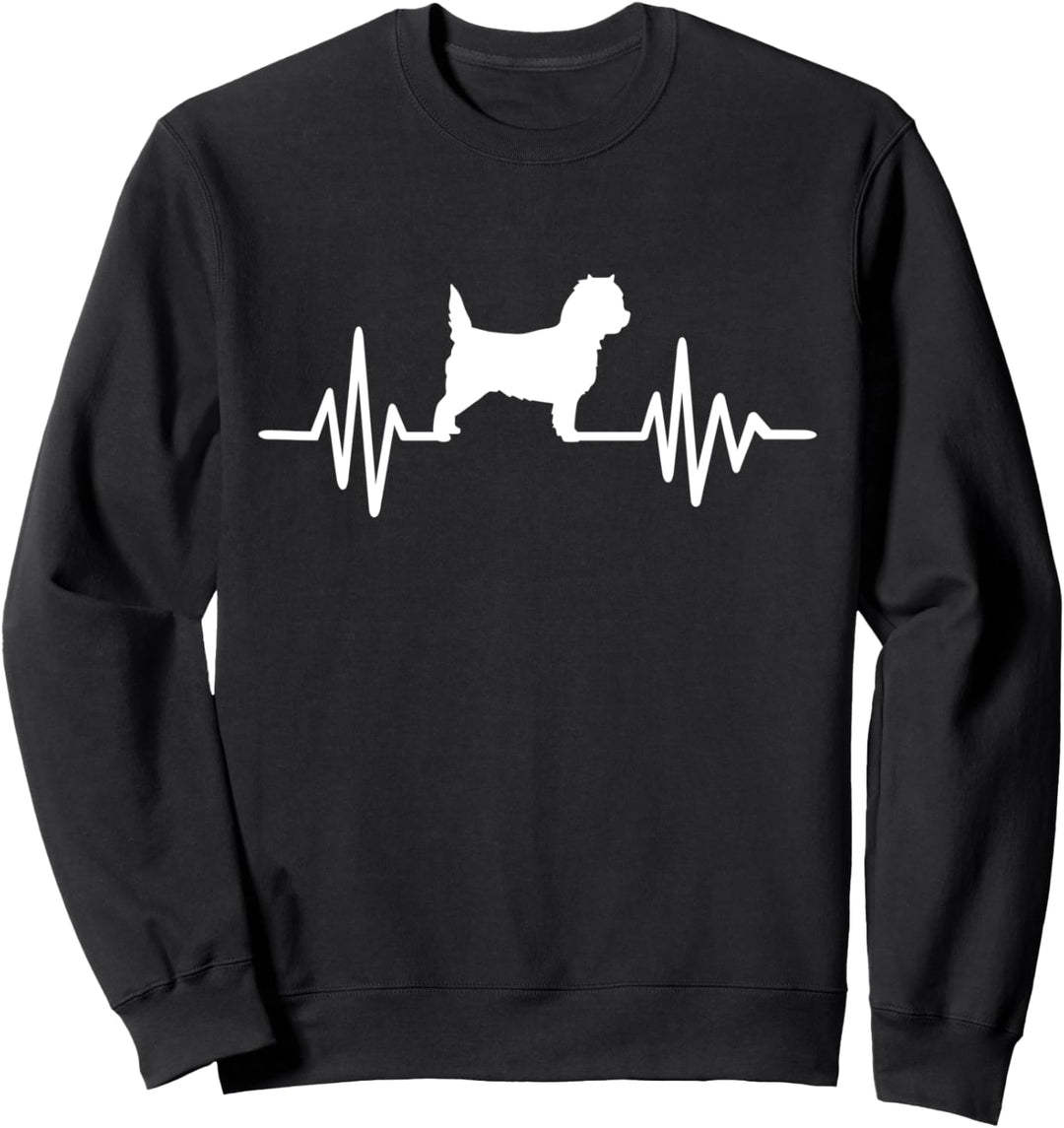 Cairn Terrier Herzschlag Sweatshirt