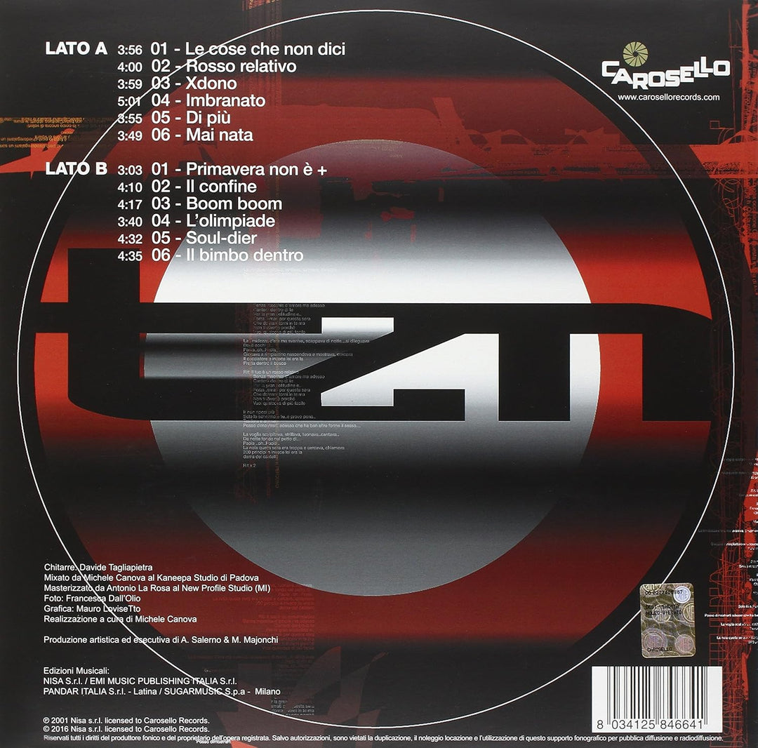 Rosso Relativo, Vinyl