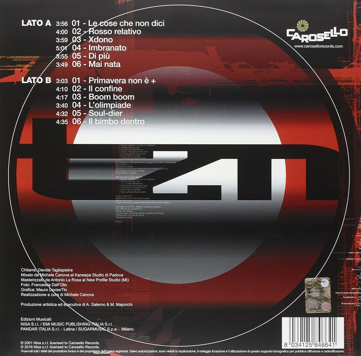 Rosso Relativo, Vinyl