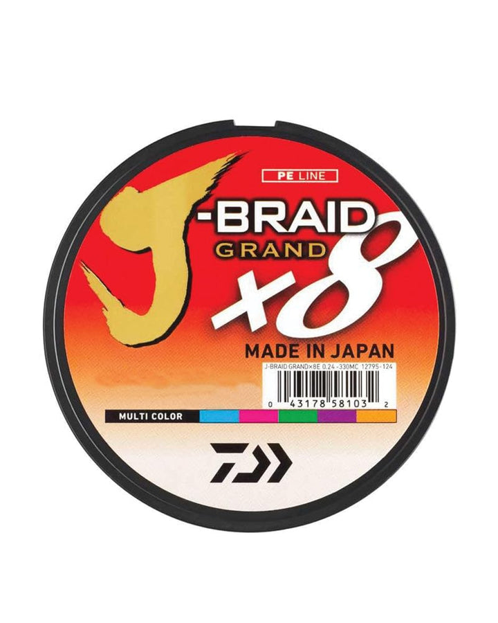 Daiwa Tresse 8 Brins J-Braid Grand X8-270m - PE.6 - D.0.35mm - R.36kg - Bleu - 12796135
