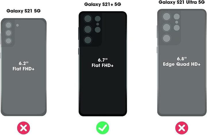 OtterBox Commuter Series Schutzhülle für Samsung Galaxy S21+ 5G, Schwarz, Schwarz