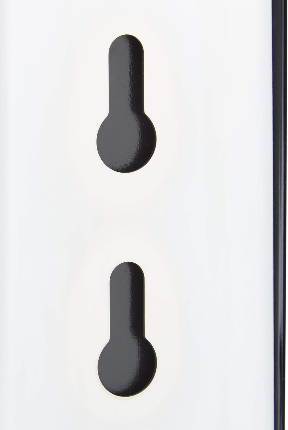 Relaxdays WC Bürstenhalter Wand, Toilettenbürstenhalter mit WC Bürste, für Wandmontage, HTB: 38,5x8x
