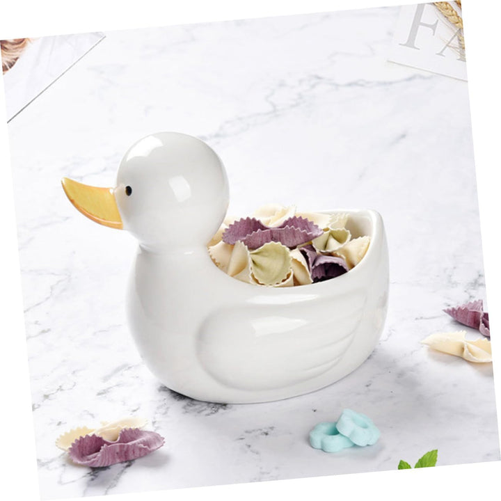 TOYANDONA Keramik Enten schale Dessert Frühstücksschale Kreative Snackschale mit Glatter Oberfläche