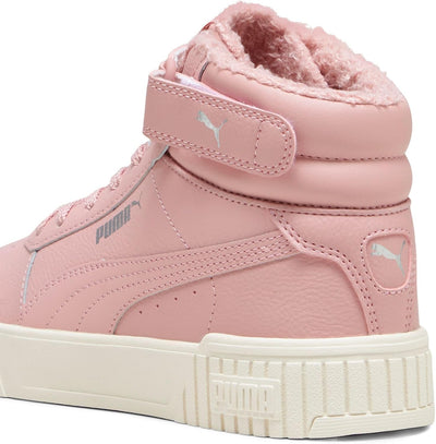 PUMA Mädchen Carina 2.0 Mid WTR Jr Sneaker 39 EU Future Pink Puma Silver Alpine Snow, 39 EU Future P