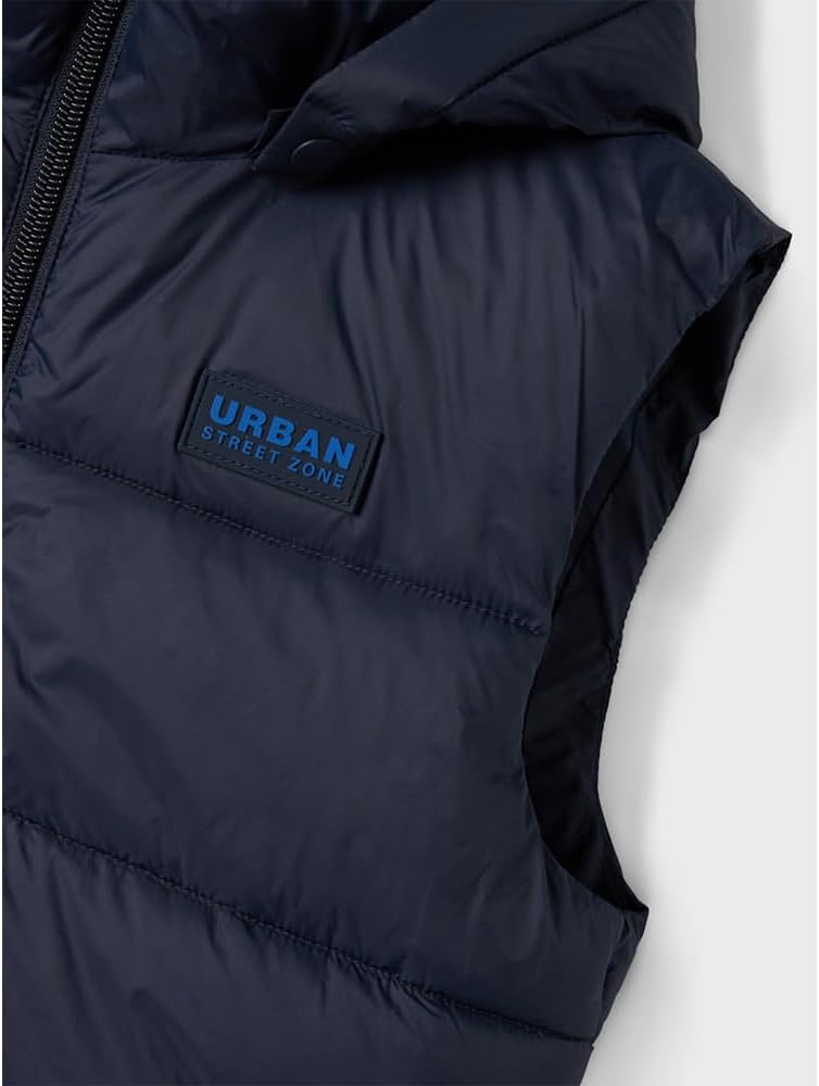NAME IT Jungen Nkmmonay Vest Pb Steppweste (1er Pack) 164 Blau, 164 Blau