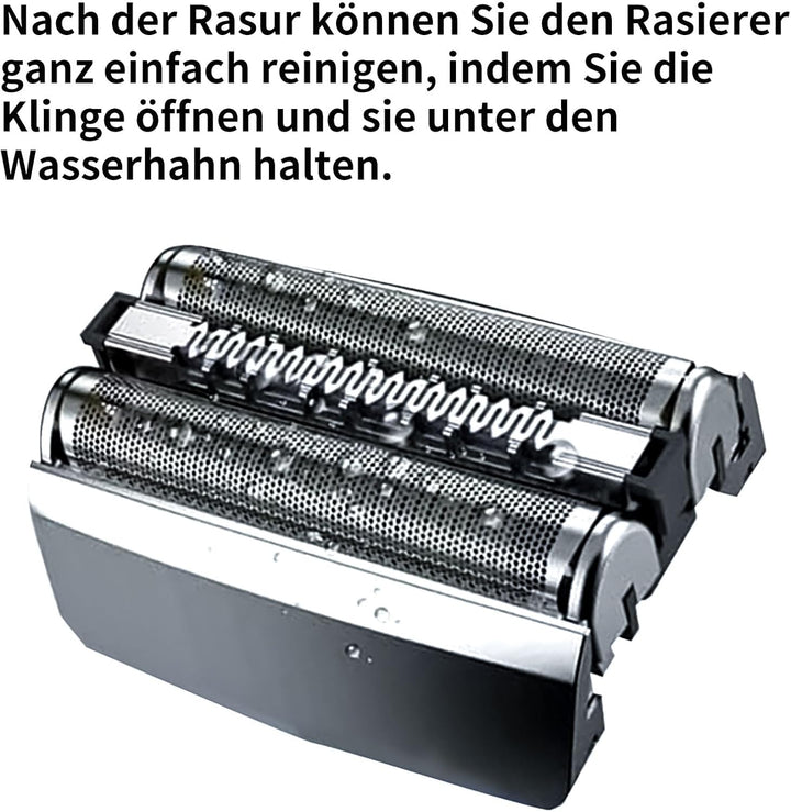 83M Scherkopf Kompatibel mit Braun Series 8, 83M Scherblatt für Braun Series 8, Ersatzklingen Klinge
