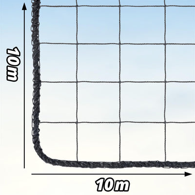 VOSS.farming 10 x 10m Teichnetz, Abdecknetz, Schutznetz, Gartennetz, Geflügelschutznetz, Volieren Ne