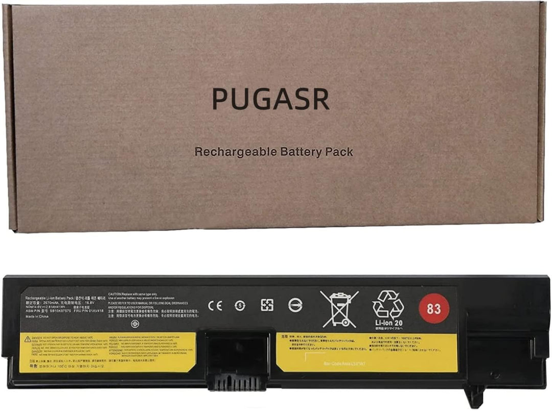 PUGASR 83 01AV418 SB10K97575 Laptop Akku Kompatibel mit Lenovo ThinkPad E570 E570C E575 Series 82 01