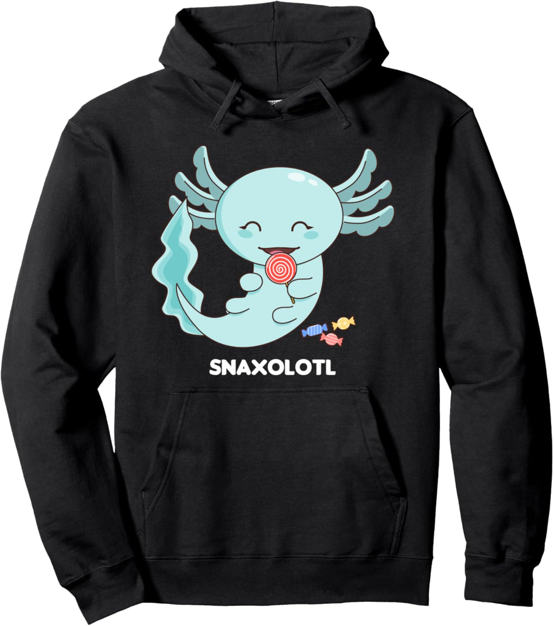 Axolotl Shirt Süss & Lustig Haustier Fisch Snaxolotl Süssigkeiten Axolotl Pullover Hoodie