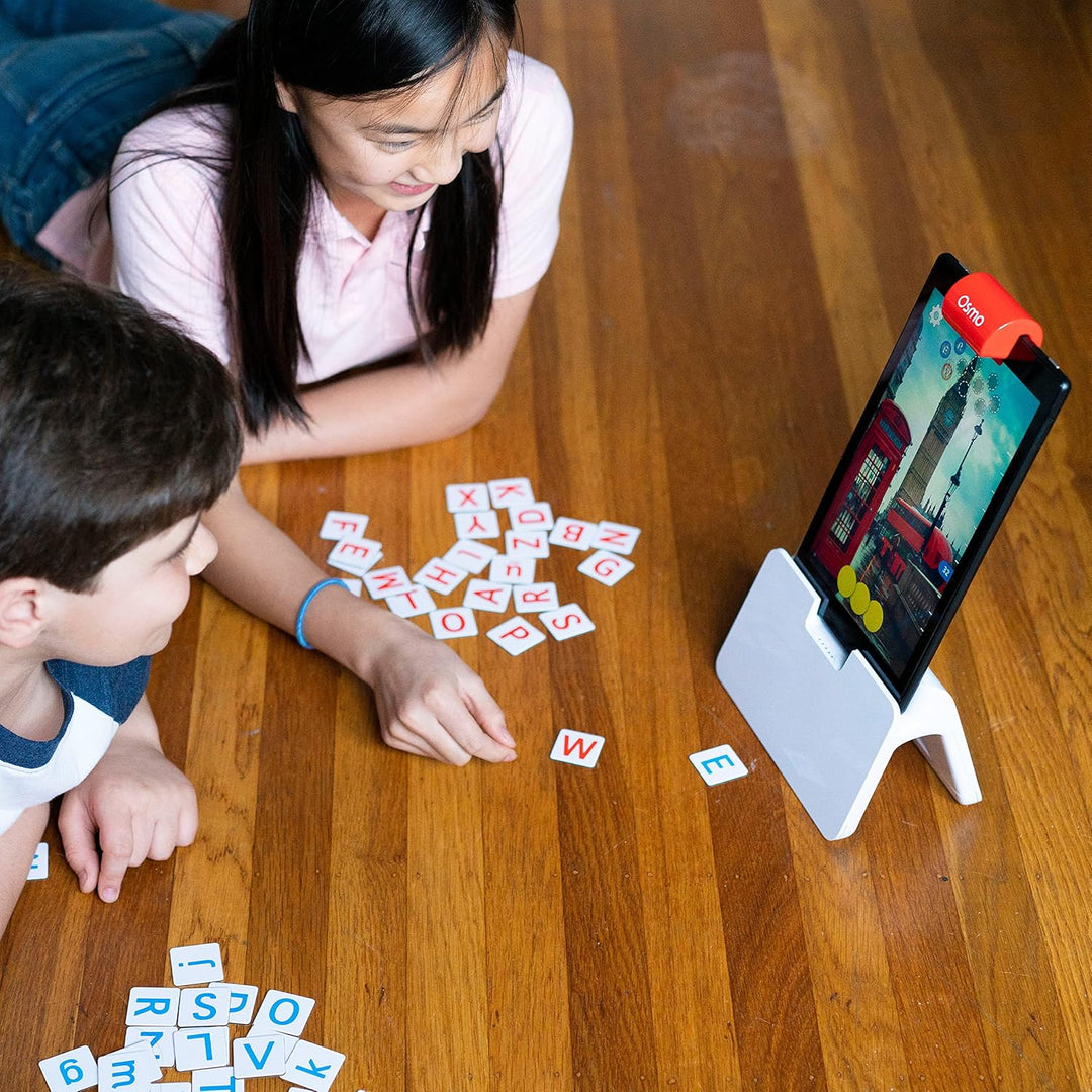 Osmo Geniale Wörter – Alter 6–10 Jahre – Interaktive Buchstabenerkennung, Telefonie, Sichtwörter & R