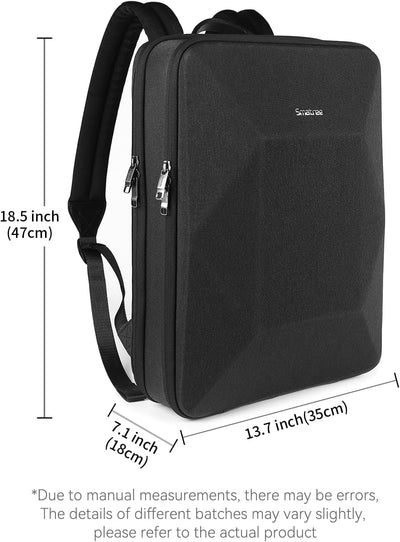 Smatree Laptop Hartschalen Rucksack für Männer, Kompatibilität mit 17,3 Zoll MSI GF76/Acer Nitro 5/A