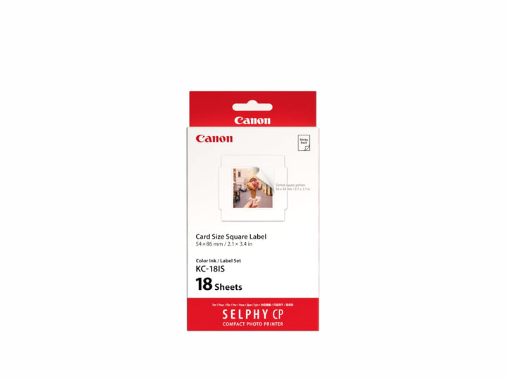 Canon 7429b001 Etiketten 54 x 86 mm weiss