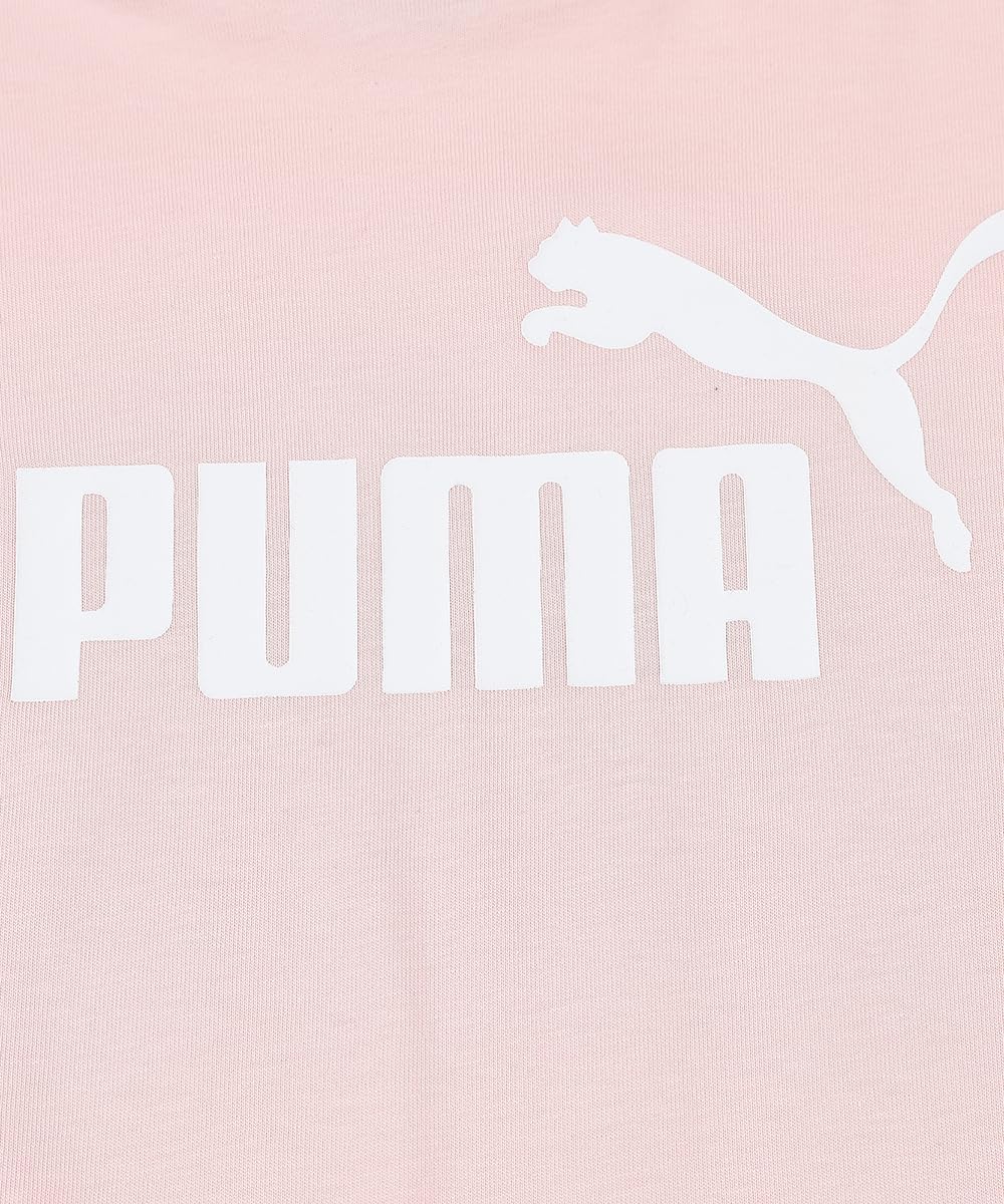 PUMA Mädchen Logo Tee &amp; Shorts Set G Trainingsanzug 104 Rose Dust-Orchid Shadow, 104 Rose Dust-Orchi