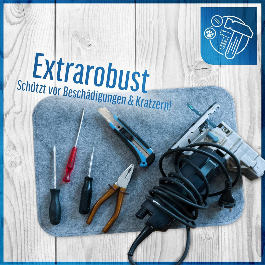 HomeProtect® | Schmutzfangmatte - Türmatte SUPERDÜNN 2 mm, Selbstklebende Fussmatte, Schuhmatte, Fus